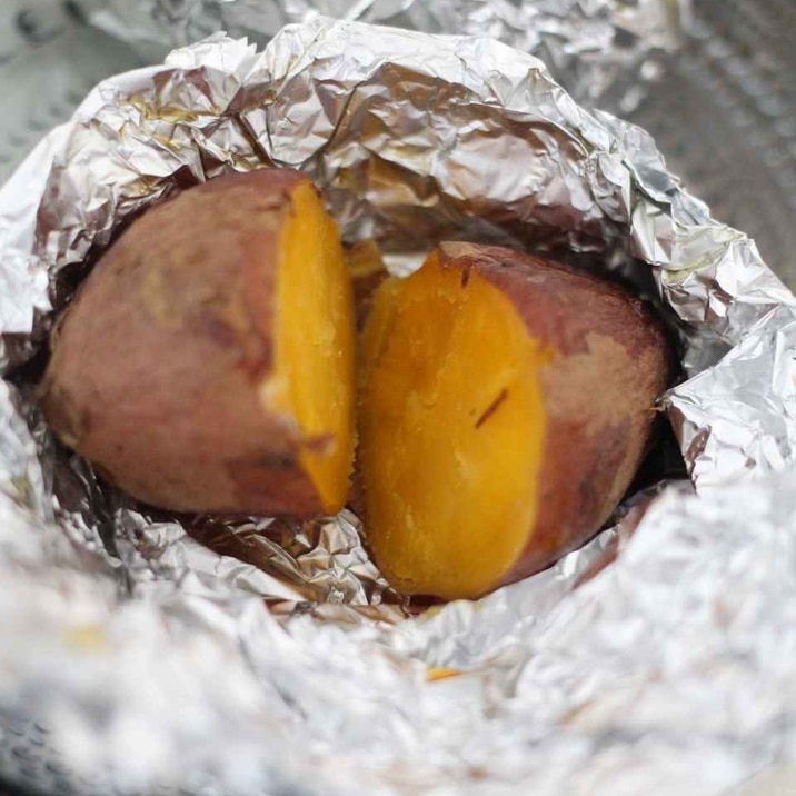 オーブントースターで ほくほく焼き芋 レシピ 作り方 By Kumiko3 楽天レシピ オーブントースターで ほくほく焼き芋 レシピ 作り方 By Kumiko3 楽天レシピ